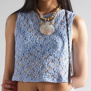 FREE PEOPLE Laney Tee (Blue Vista)